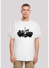 F4NT4STIC Herren T-Shirt "Cities Collection - Berlin skyline", weiß, casual, Gr. 5XL, Obermaterial: 100% Baumwolle, Shirts, Print