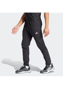 Herren Laufhose "RUN IT TKO PANT", schwarz, sportlich, Gr. XXL, adidas Performance, Obermaterial: 87% Polyester, 13% Elasthan, Hosen