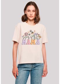 F4NT4STIC Damen T-Shirt "Muttertags Blumen Mama", pink, casual, Gr. XS, Obermaterial: 100% Baumwolle, Shirts, Premium Qualität