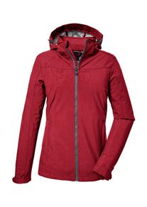 Killtec Damen Softshelljacke "KOS 40 WMN SFTSHLL JCKT", rot, sportlich, Gr. 40, Oberstoff: Oberseite: 100% Polyester (recycelt), Rückseite: 100%