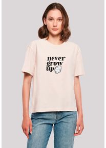 F4NT4STIC Damen T-Shirt "Heroes of Childhood Pinocchio Never Grow Up", pink, casual, Gr. S, Obermaterial: 100% Baumwolle, Shirts, Retro, Heroes of