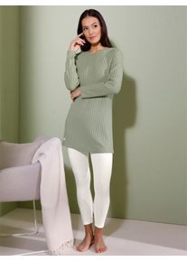 Damen Langarmshirt "Modal-Longshirt", CREATION L PREMIUM, Gr. 36, grün, 94% Modal, 6% Elasthan, unifarben, Shirts