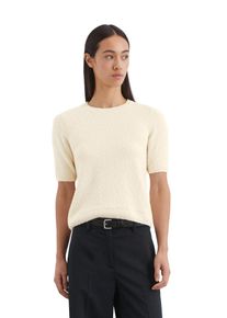 Marc O'Polo MARC O'POLO Damen Rundhalspullover "aus Organic Cotton-Mix", beige, casual, Gr. XL, unifarben, Obermaterial: 78% Baumwolle, 22% Polyamid, Pullover