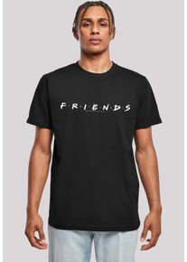 F4NT4STIC Herren T-Shirt "FRIENDS TV Serie Text Logo", schwarz, casual, Gr. XXL, Obermaterial: 100% Baumwolle, Shirts, Herren,Premium