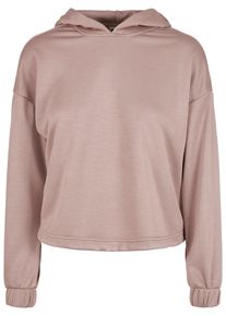 Urban Classics Damen Kapuzenpullover "Urban Classics Damen Ladies Oversized Shaped Modal Terry Hoody", rosa, casual, Gr. XS, unifarben, 60%