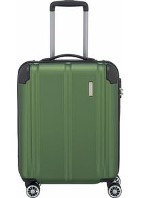 Travelite Hartschalen-Trolley "CITY, verschiedene Größen und Farben", grün, ABS, unifarben, matt, Basic,elegant,casual,klassisch,modisch, Koffer,