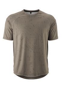 Gonso Herren Radtrikot "Trail Jersey M", grau, Gr. XL, 88% Polyester (recycelt), 12% Elasthan, Trikots, Herren Fahrradtrikot kurzarm, lässiges