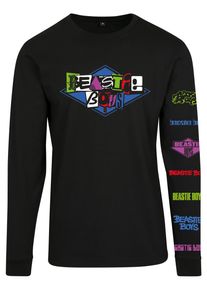 MisterTee Damen Longsleeve "MisterTee Herren Beastie Boys Logo Longsleeve", schwarz, klassisch, Gr. XS, bedruckt, 100% Baumwolle, Shirts