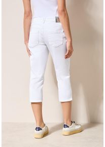 Cecil Damen Gerade Jeans, weiß, casual, Gr. 34, unifarben, Jeans, 97% Baumwolle, 3% Elasthan, Jeans, 5-Pocket-Style