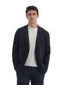 Marc O'Polo MARC O'POLO Herren Sakko, blau, casual, Gr. 52, Obermaterial: 96% Baumwolle, 4% Elasthan, Sakkos