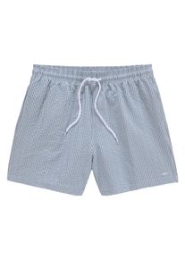Venice Beach Herren Badeshorts, grün, Gr. M, gestreift, Polyester, Badehosen, mit Seersucker-Effekt