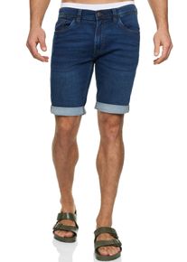 INDICODE Herren Shorts "INDelmare", blau, modisch, Gr. L, unifarben, Web, Obermaterial: 77% Baumwolle, 21% Polyester, 2% Elasthan, Hosen