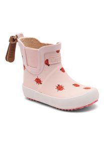 bisgaard Kinder Gummistiefel "baby rubber Weite: normal", Gr. 26rosa marienkäfer, Gummi, gemustert, casual, Schuhe, Babyschuh mit Stretcheinsatz,