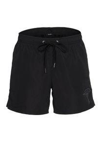 JOOP! JOOP Herren Badeshorts "Solid", schwarz, klassisch, Gr. L, unifarben, Microfaser, Obermaterial: 100% Polyester, Badehosen, Cornflower-Logo, kurze
