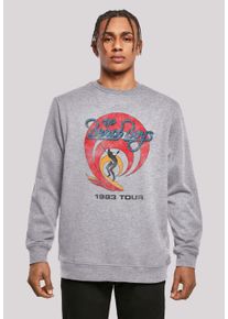 F4NT4STIC Herren Kapuzenpullover "The Beach Boys Band Surfer '83 Vintage", grau, casual, Gr. L, Obermaterial: 50% Baumwolle, 50% Polyester, Pullover,