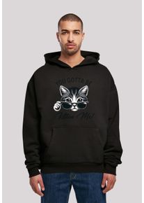 F4NT4STIC Herren Kapuzenpullover "Kätzchen You Gotta Be Kitten Me", schwarz, casual, Gr. XXL, Obermaterial: 100% Baumwolle, Pullover, Premium Qualität