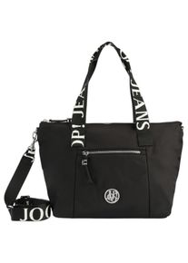 JOOP! JOOP JEANS Damen Shopper "lietissimo janita shopper lhz", schwarz, Nylon, bestickt, Taschen, Handtasche Damen Umhängetasche Henkeltasche