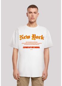 F4NT4STIC Herren T-Shirt "New York OVERSIZE TEE", weiß, casual, Gr. 5XL, Obermaterial: 100% Baumwolle, Shirts, Print
