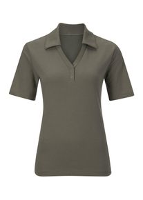 Classic Basics Damen Poloshirt "Shirt", grün, Gr. 40, unifarben, 60% Baumwolle, 40% Polyester, Shirts