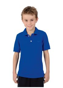 TRIGEMA Kinder Poloshirt "TRIGEMA Poloshirt in Piqué-Qualität", blau, Basic, Gr. 104, 100% Baumwolle, Shirts