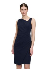 Vera Mont Damen Cocktailkleid "Vera Mont Cocktailkleid ohne Arm", blau, elegant, Gr. 42, Cru00eape, Obermaterial: 95% Polyester, 5% Elasthan. Futter: