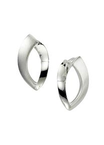 Firetti Damen Paar Creolen "Schmuck Geschenk/Matt Optik", Silber 925 (Sterlingsilber), silber, Silber 925 (Sterlingsilber), Ohrringe