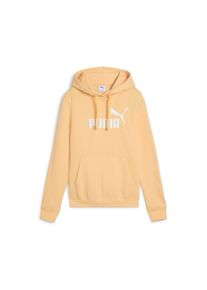 Puma Damen Hoodie "ESS No. 1 Logo Hoodie Damen"almost apricot orange, Gr. XS, Obermaterial: 66% Baumwolle, 34% Polyester; Kapuzenfutter: 100%