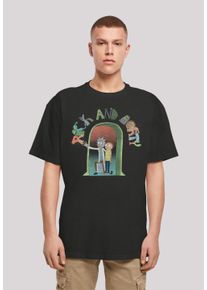 F4NT4STIC Herren T-Shirt "Rick und Morty", schwarz, casual, Gr. M, Obermaterial: 100% Baumwolle, Shirts, Print