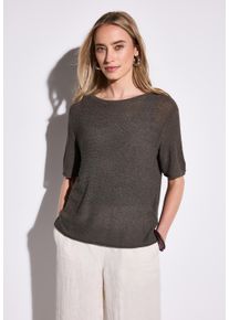 Street One Damen Strickpulloveracron braun, casual, Gr. 38, unifarben, Stoff, 60% Polyacyl, 40% Nylon, Pullover, Grobstrick