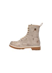 DOGO Damen Schnürboots "Boots There Is Always Hope Damen Boots / Female", Gr. 37, grau, Lederimitat, Schuhe, Vegan