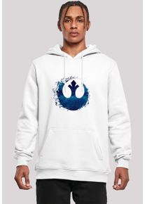 F4NT4STIC Herren Sweatshirt "Star Wars Rise Of Skywalker Rebellen Logo Wave", weiß, casual, Gr. XS, Obermaterial: 65% Baumwolle, 35% Polyester,