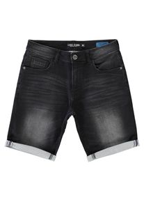 Cars Jeans Herren Jeansshorts "SEATLE Short", schwarz, modisch, Gr. S, unifarben, Web, Obermaterial: 86% Baumwolle, 13% Polyester, 1% Elasthan, Jeans