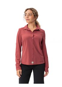 Vaude Damen Langarmshirt "WOMEN'S ROSEMOOR LS SHIRT IV", rot, sportlich, Gr. 44, Obermaterial: 100% Polyester, Shirts