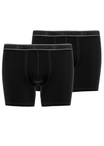 Tom Tailor Herren Lange Unterhose "Vancouver", Gr. 7, schwarz, Single Jersey, Obermaterial: 48% Baumwolle, 48% Modal, 4% Elasthan, unifarben,