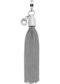 Leonardo Damen Charm-Einhänger "Anhänger Pietra Clip & Mix, 024404, 024405", silber, Edelstahl, Charms, mit Kristallglas