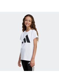 Kinder T-Shirt "JG BL TEE 160", schwarz-weiß, sportlich, Gr. 170, adidas Sportswear, Obermaterial: 100% Baumwolle, Shirts