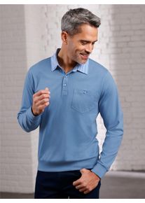 CLASSIC Herren Poloshirt "Poloshirt", blau, Gr. 48, unifarben, 100% Baumwolle, Kragen:100% Baumwolle, Shirts