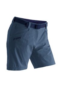 Maier Sports Damen Funktionsshorts "Lulaka Shorts", blau, Gr. 38, 90% Polyamid, 10% Elasthan, Hosen, Damen Shorts, kurze Wanderhose, Outdoorhose mit