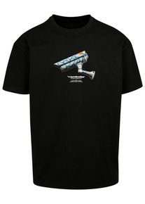 Herren T-Shirt "Upscale by Mister Tee Herren CCTV Oversize Tee", schwarz, casual, Gr. XS, UPSCALE BY MISTER TEE, unifarben, 100% Baumwolle, Shirts