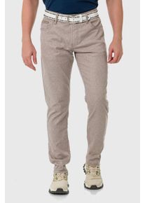 Cipo & Baxx CIPO & BAXX Herren Stoffhose "Hose", beige, Gr. 31, unifarben, 41% Baumwolle;37% Polyester;20% Viskose;2% Elasthan, Hosen