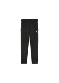 Puma Kinder Sporthose "individualLIGA Trainingshose Jugendliche"schwarz, weiß shadow gray, Gr. 116, unifarben, Obermaterial: 100% Polyester, Hosen