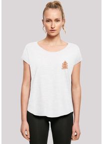 F4NT4STIC Damen T-Shirt "Gingerbread Lebkuchen Tree", weiß, casual, Gr. XXL, Obermaterial: 100% Baumwolle, Shirts, Print