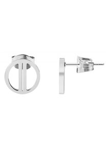 Adelia´s ADELIA ́S Damen Paar Ohrhänger "Neuheit 2025 - Damen Ohrstecker aus poliertem Edelstahl Ø 10 mm", Damen, Edelstahl, silber, Edelstahl, Ohrringe