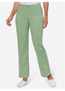 Classic Basics Damen Webhose, grün, Gr. 52, unifarben, 98% Baumwolle, 2% Elasthan, Hosen