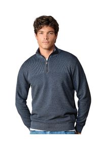 Casamoda Herren Troyer "Casamoda Troyer uni", grau, Gr. S, 100% Baumwolle, Pullover
