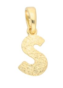 Adelia´s ADELIA ́S Damen Buchstaben-Anhänger "Damen & Herren 333 Gold Buchstabenanhänger S", Gold, gold, Gold, Schmuckanhänger, für Damen & Herren