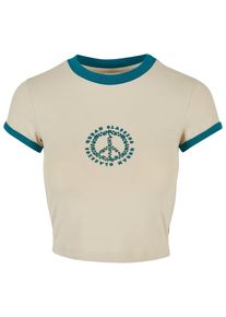 Urban Classics Herren T-Shirt "Urban Classics Damen Ladies Stretch Jersey Cropped Tee", grün, klassisch, Gr. XXL, unifarben, 95% Baumwolle, 5%