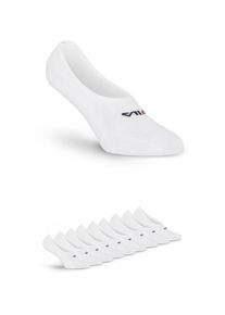 Fila Damen Füßlinge "UNISEX GHOST SOCKS SILICONE HEEL INSIDE", Gr. 35, weiß, Baumwollmischung, Socken, mit Logo-Schriftzug
