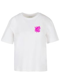 MISS TEE Herren T-Shirt "Miss Tee Damen Godless Girl Tee", weiß, casual, Gr. 5XL, bedruckt, 100% Baumwolle, Shirts