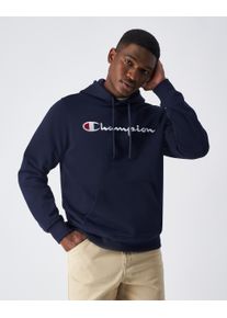 Champion Herren Kapuzensweatshirt, schwarz, sportlich, Gr. M, unifarben, Sweatware, Obermaterial: 70% Baumwolle, 30% Polyester, Sweatshirts